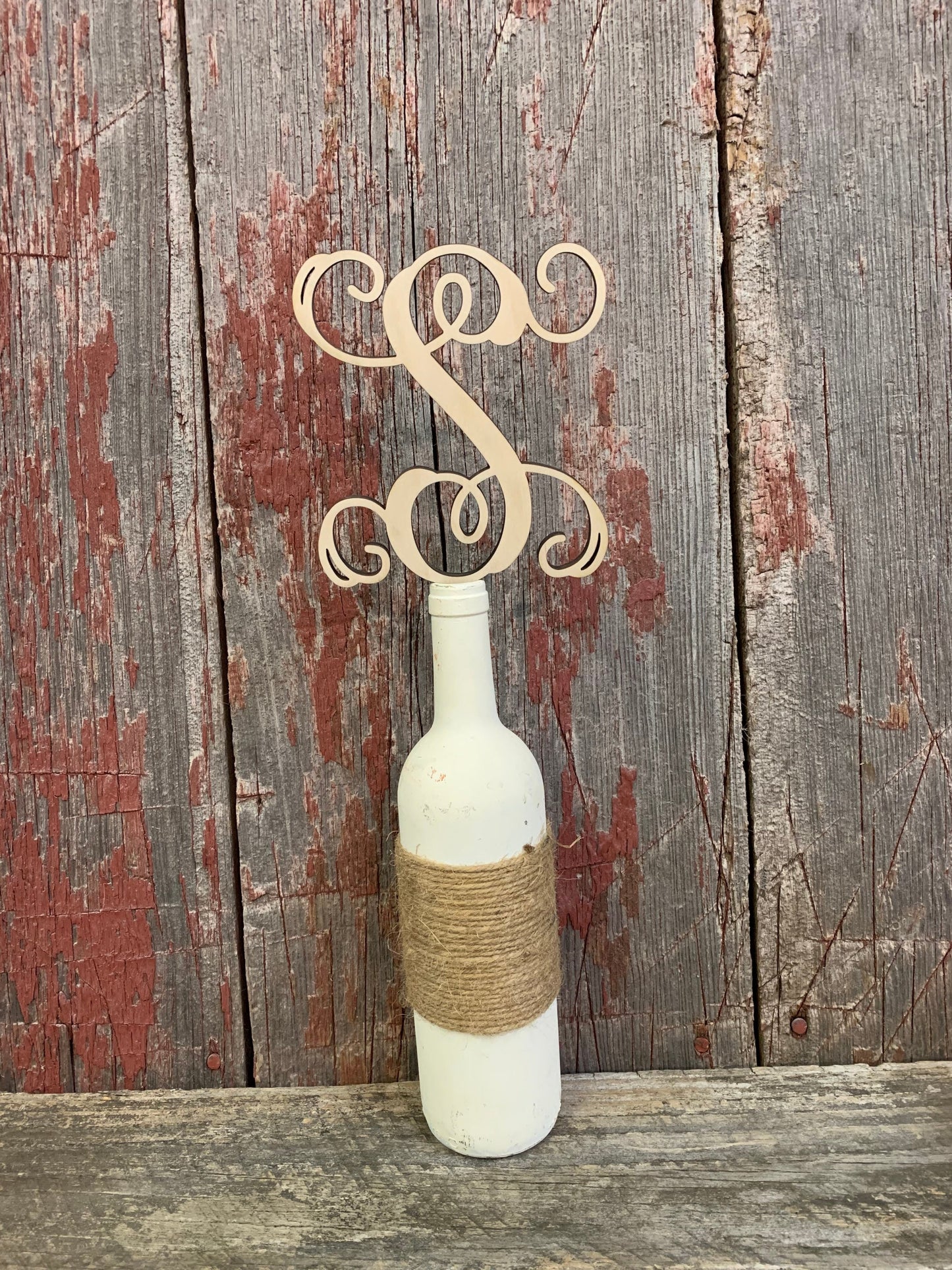 Monogram Cake Topper