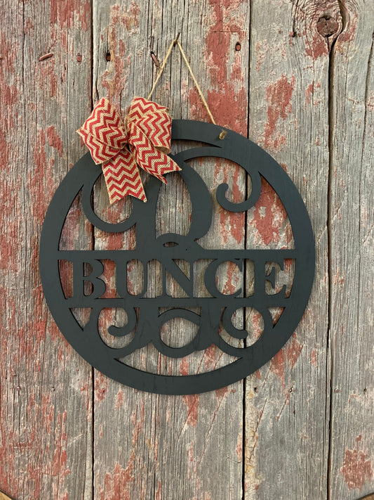 Monogram Door Hanger