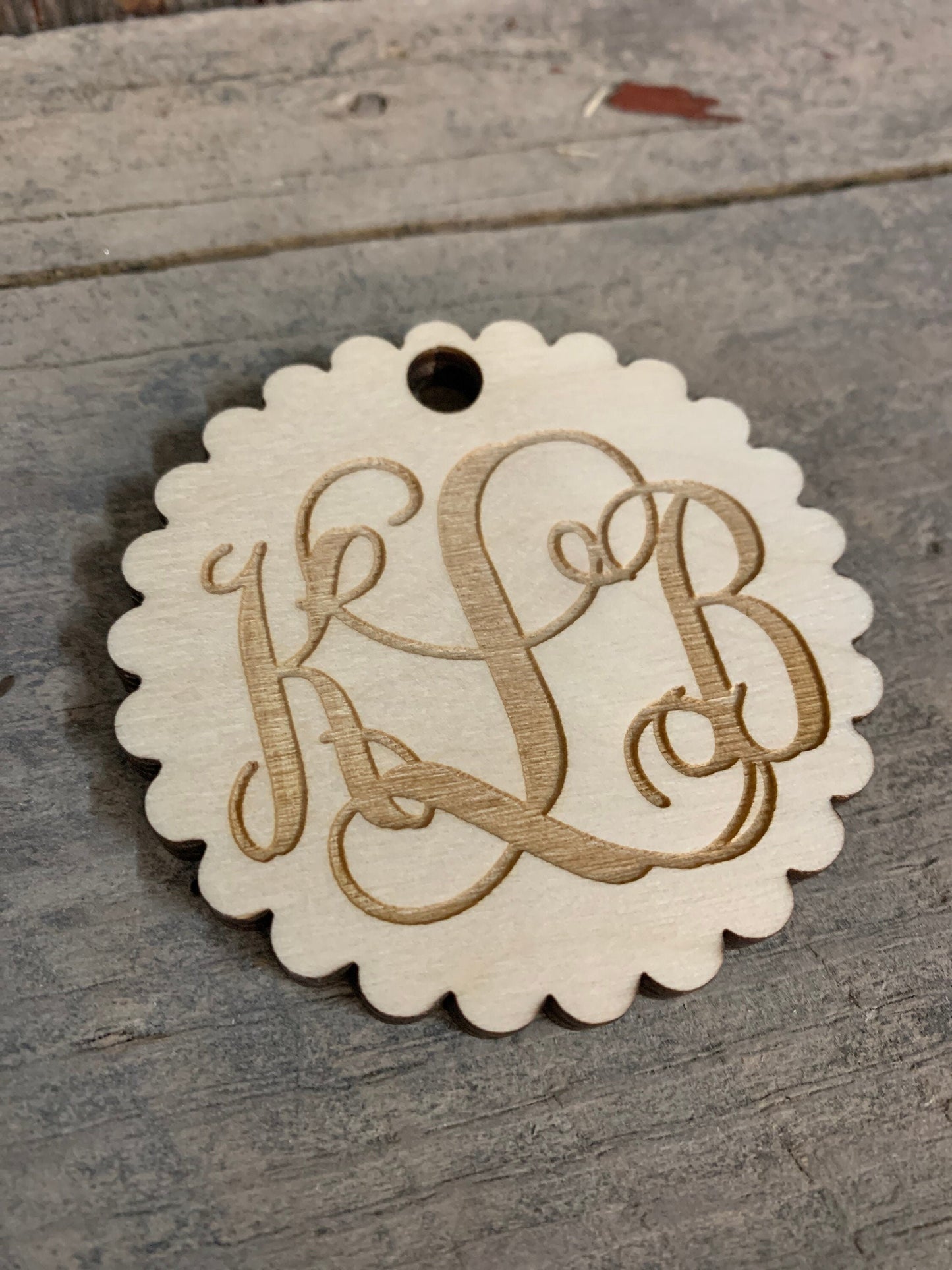 Monogram Keychain