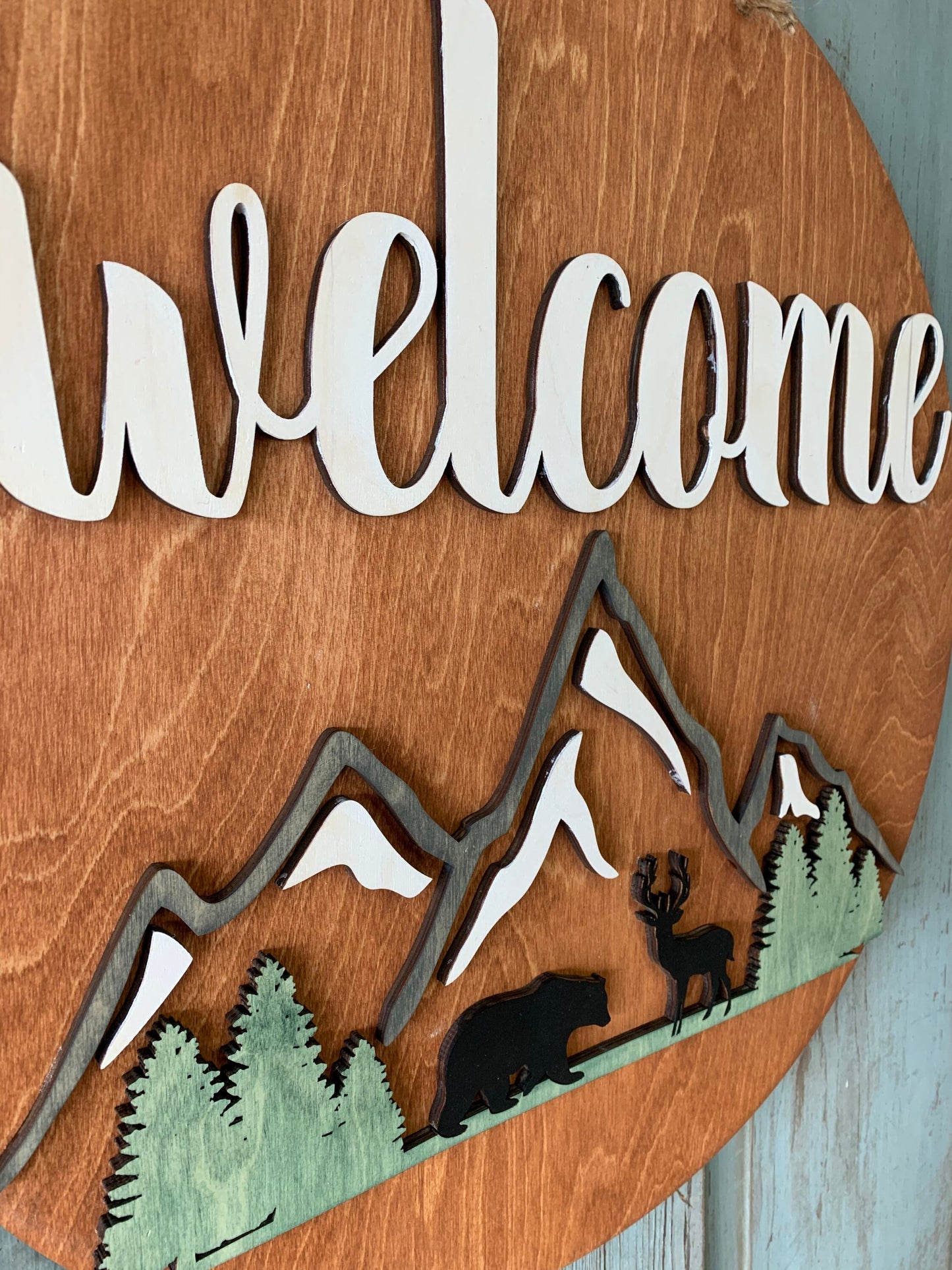 Mountain Door Hanger