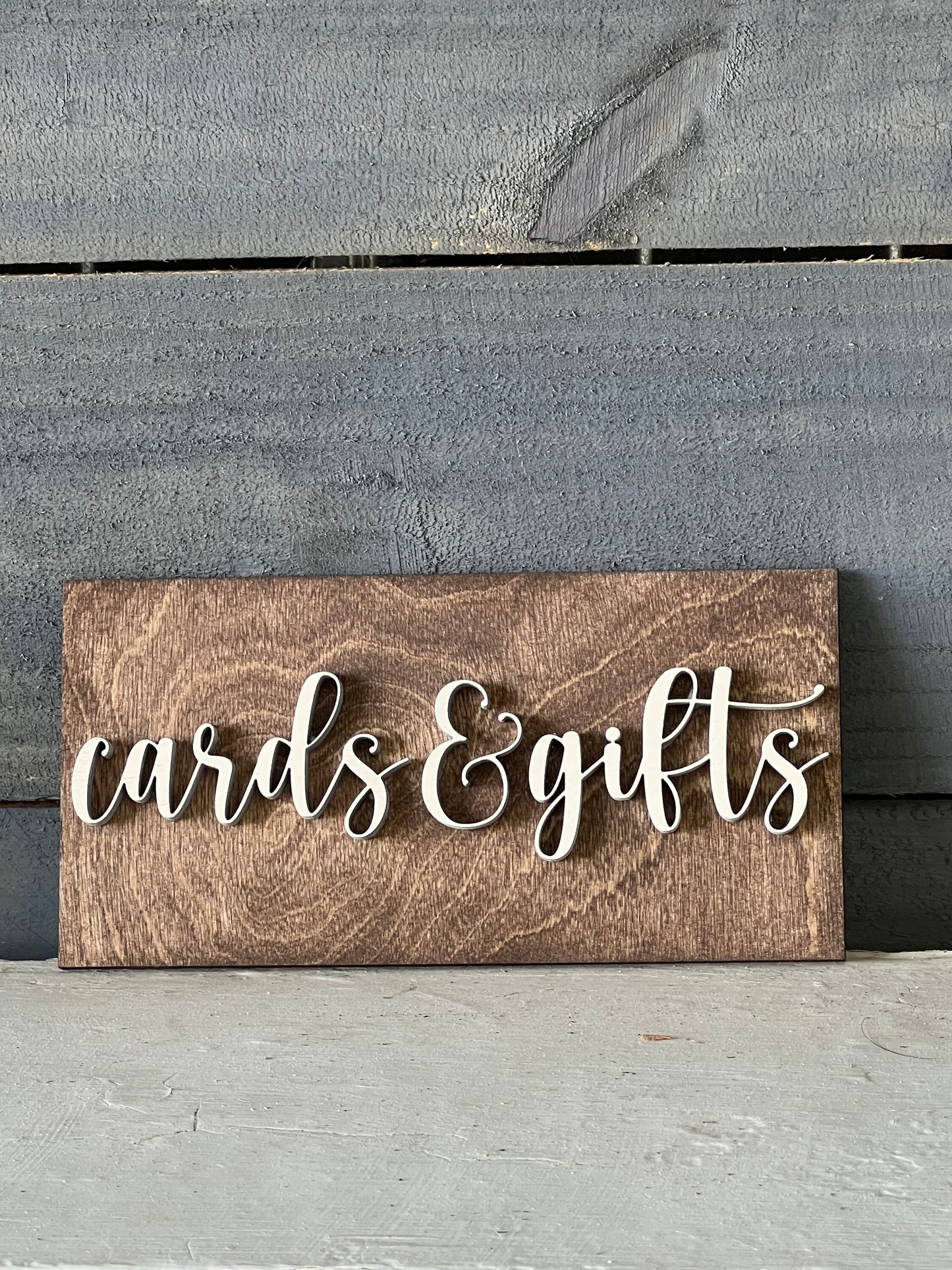 Cards and Gifts Reception Sign