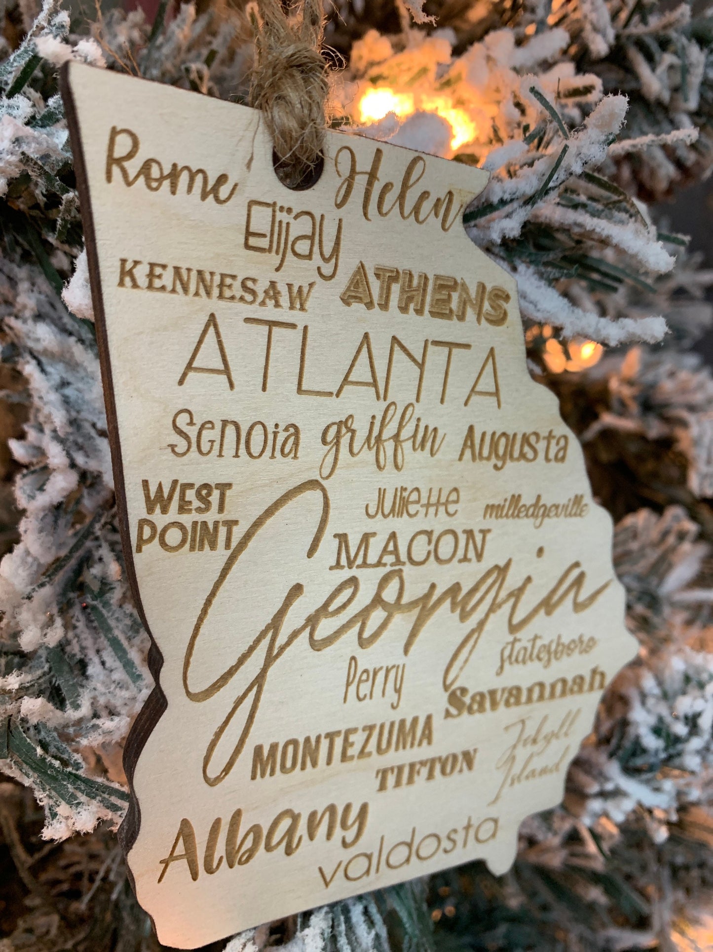 Georgia Christmas Ornament