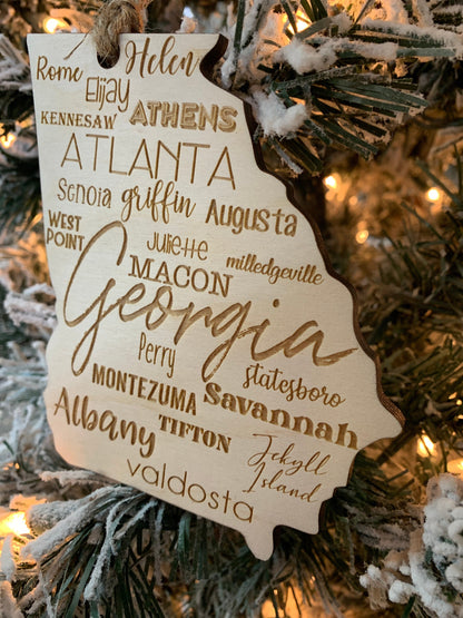 Georgia Christmas Ornament